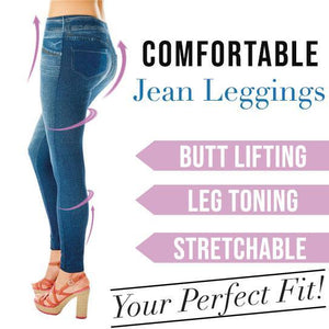 Comfortable Jean Leggings - 60% OFF - ZUNARIS