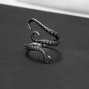 Titanium Steel Octopus Ring - ZUNARIS