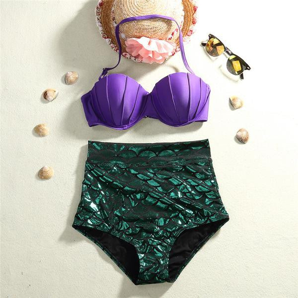 High Waist - Mermaid Bikini - ZUNARIS