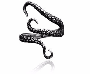 Titanium Steel Octopus Ring - ZUNARIS