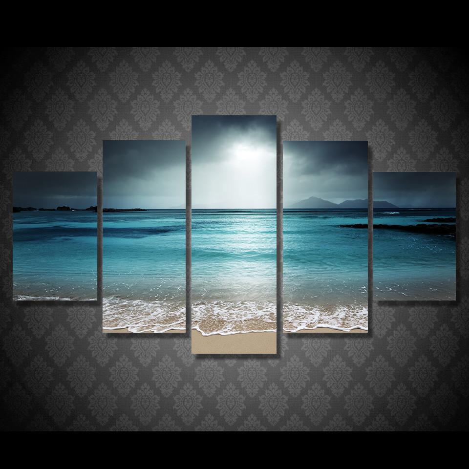 Limited Edition 5 Piece Ocean Canvas - ZUNARIS