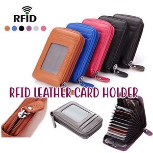 RFID Leather Card Holder - ZUNARIS